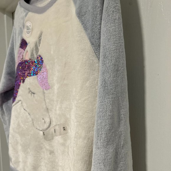 EPIC THREADS GIRLS' UNICORN LOGO FLEECE TOP - Picture 4 of 6